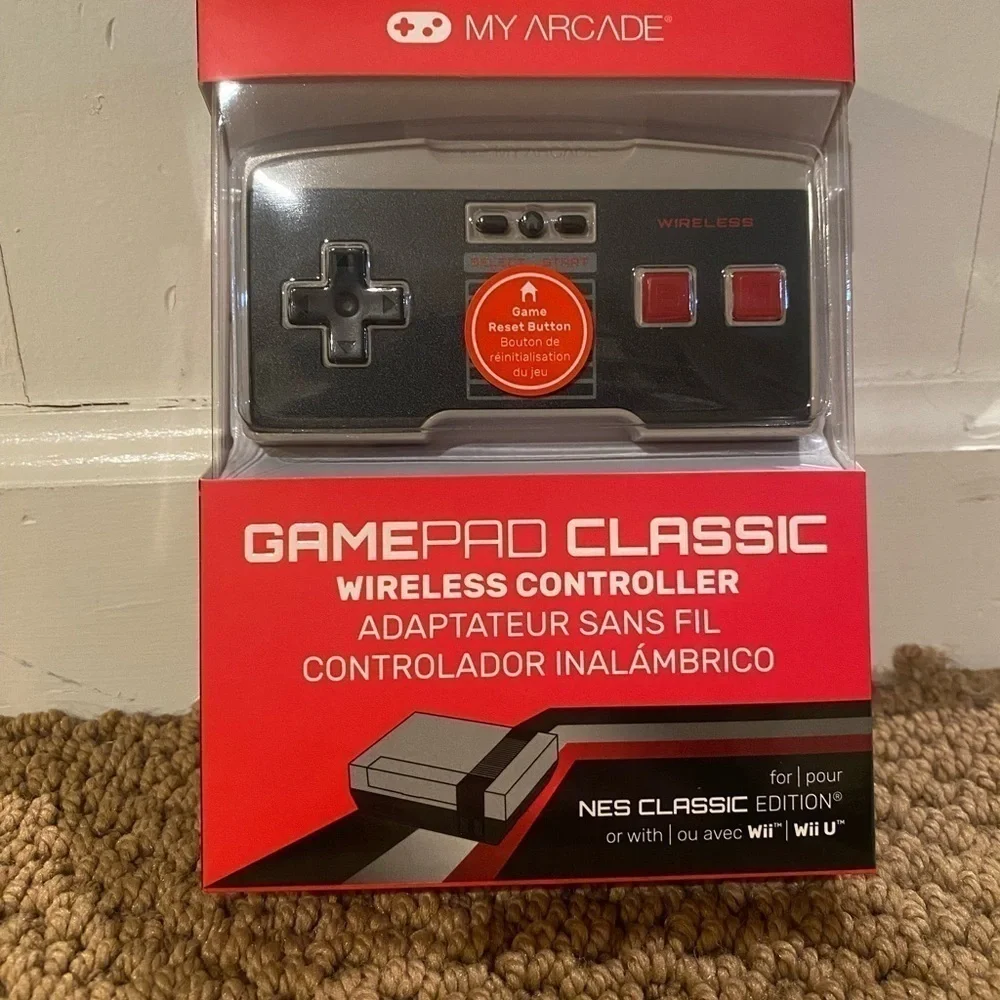 💥My Arcade GamePad Classic Wireless Controller for NES New In Box